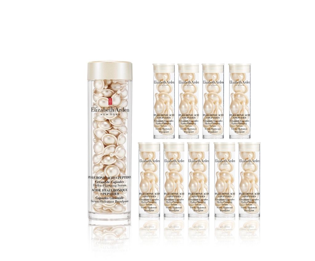 Hyaluronic Acid + Peptides Ceramide Capsules Hydra-Plumping Serum Set (153CT)